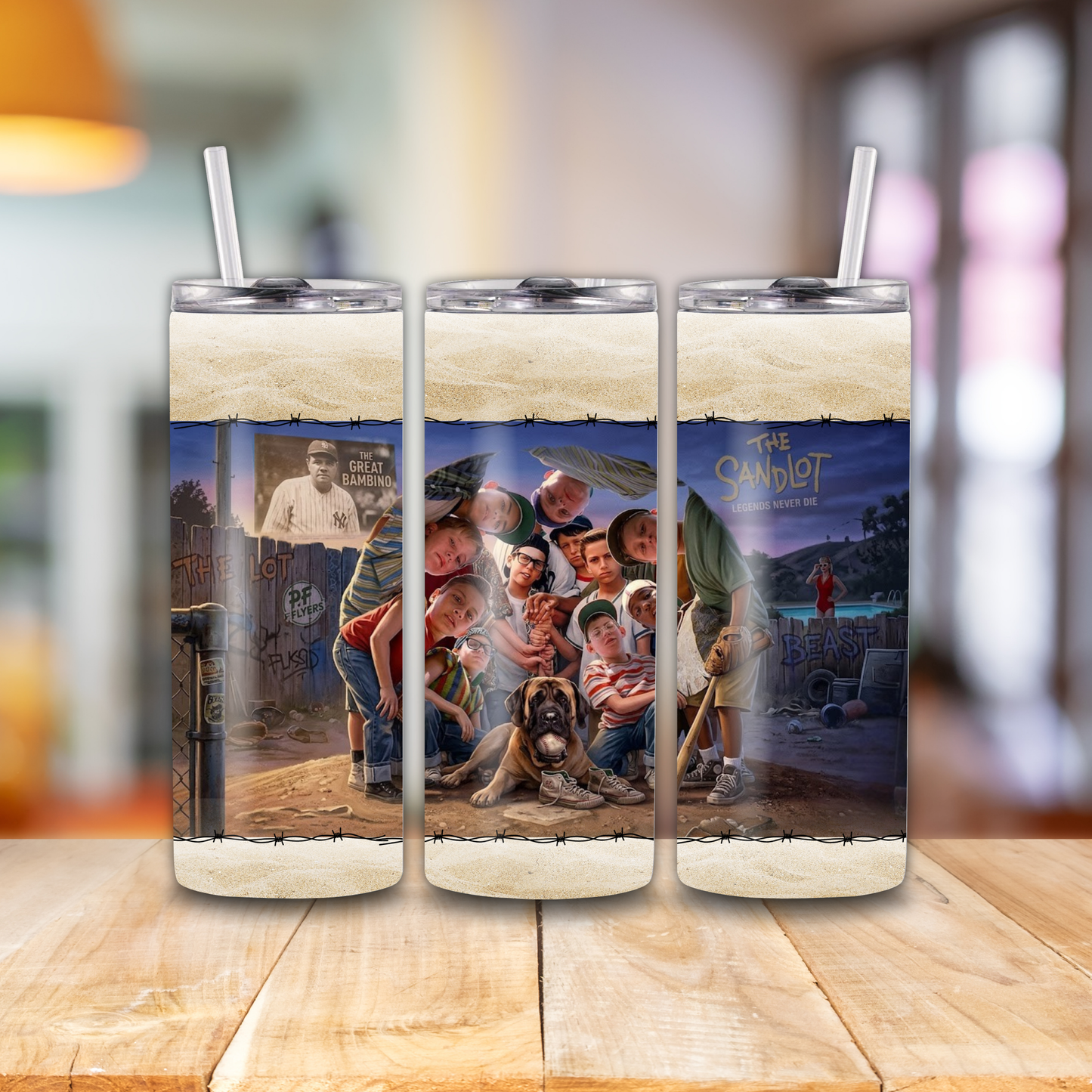 The Sandlot 3 Design, 20oz Tumbler