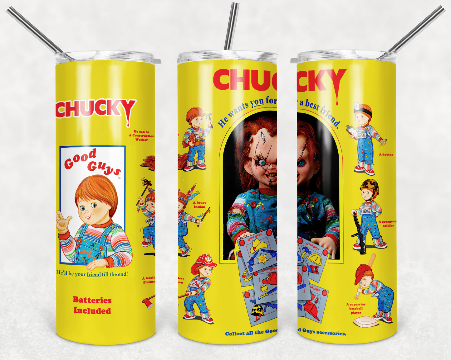 Child's Play 2 design, 20oz Tumbler