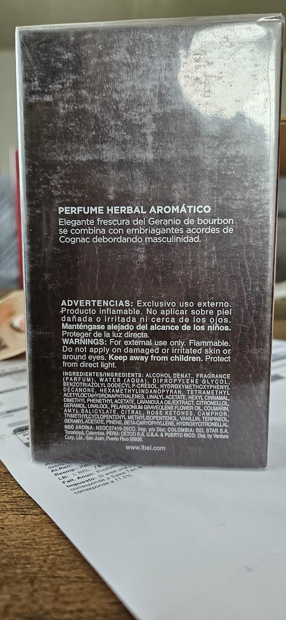 L'BEL HOMME 033, Fragance for Male, 100Ml
