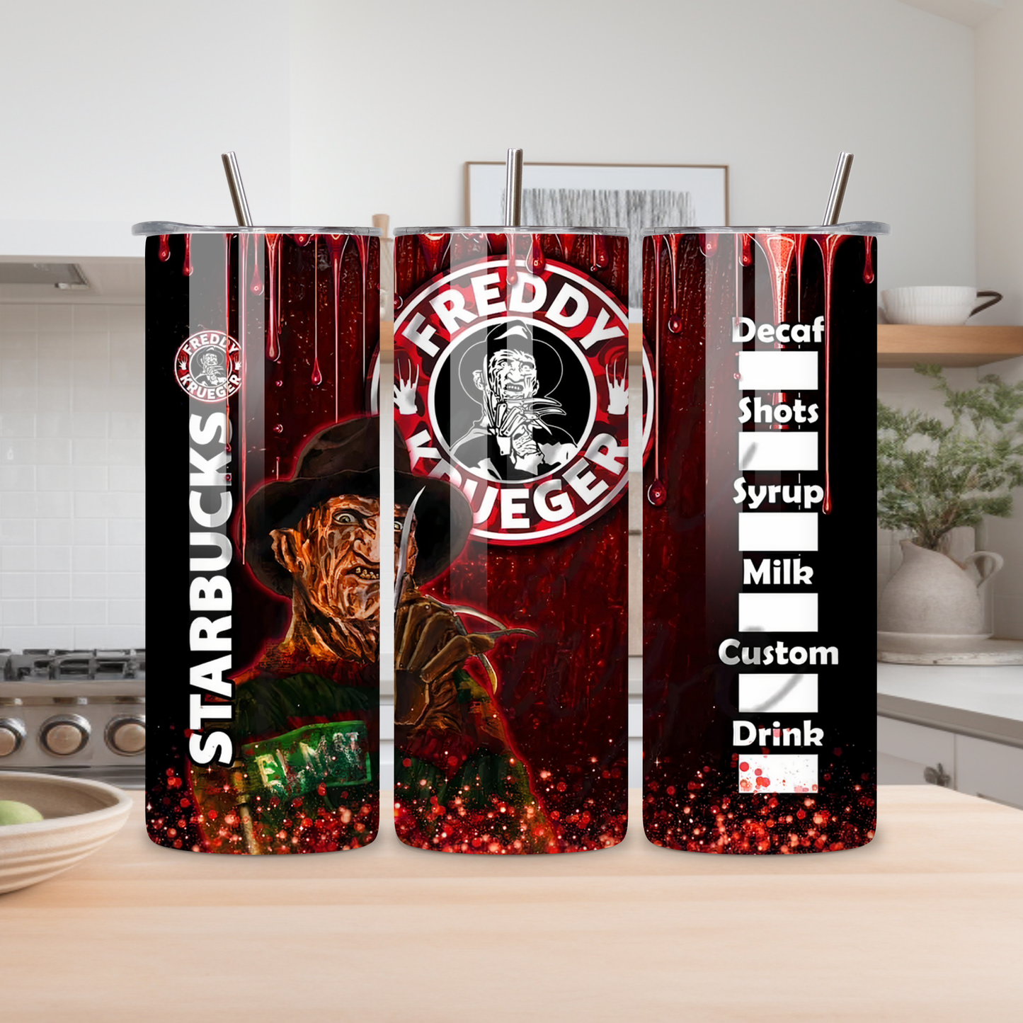 Freddy Krueger, 20oz Tumbler