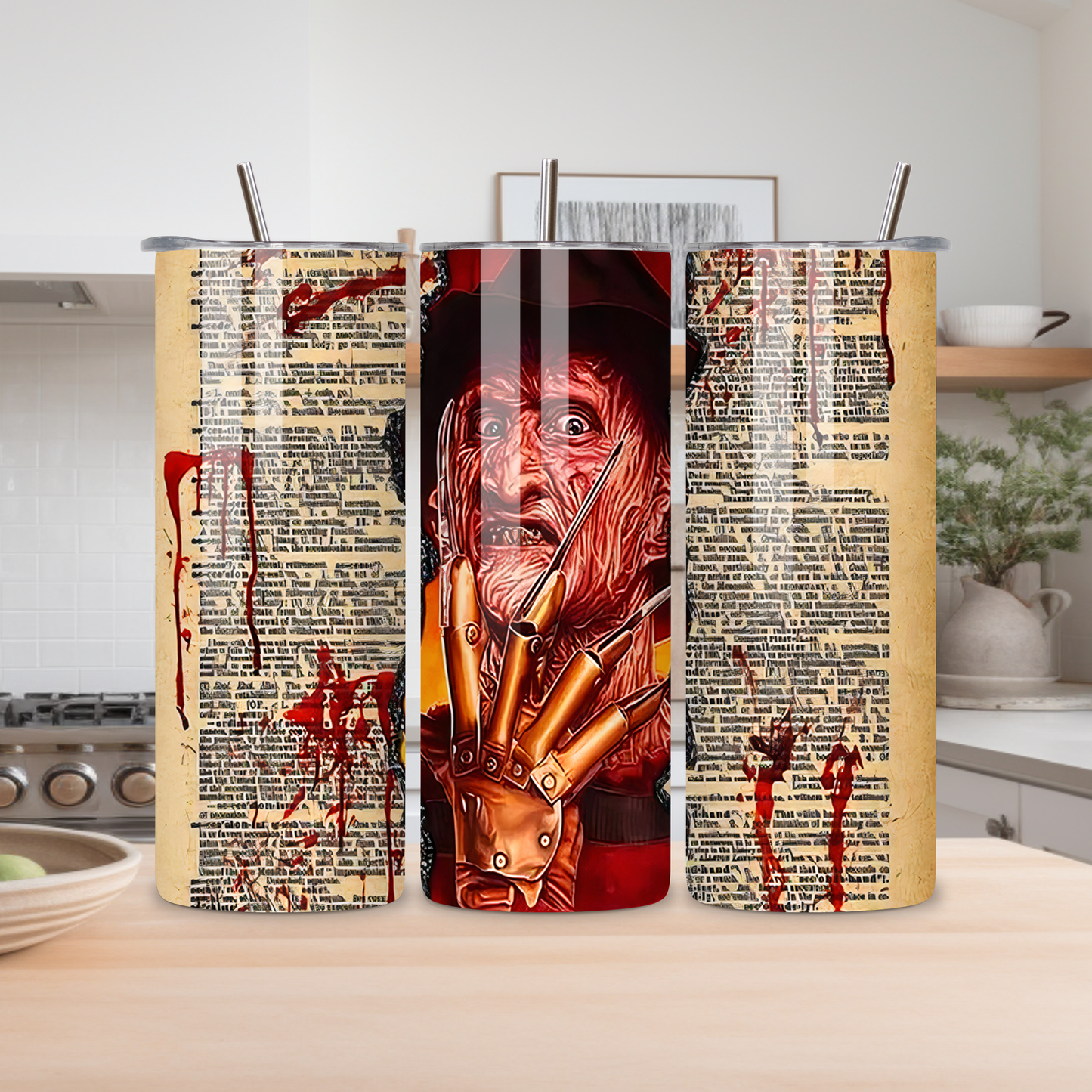 Freddy Krueger Fans, 20oz Tumbler