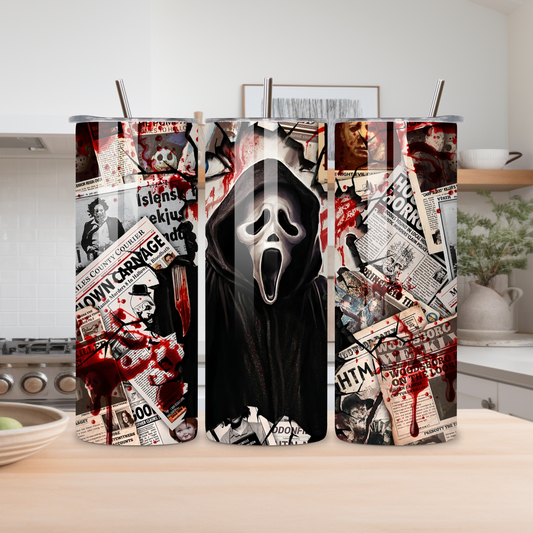 Ghost Face, 20oz Tumbler