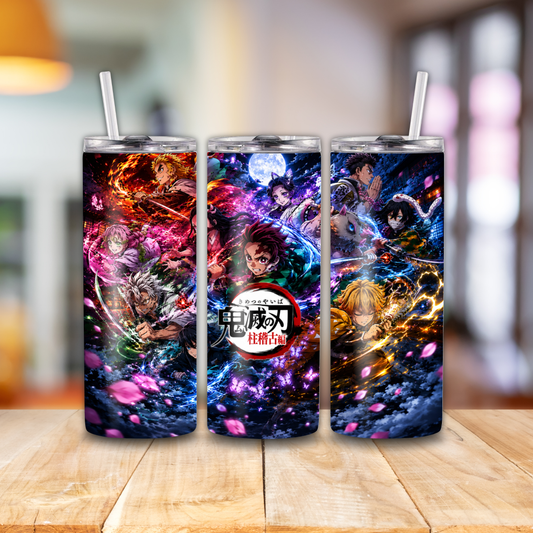 Demon Slayer 2 Design, 20oz Tumbler