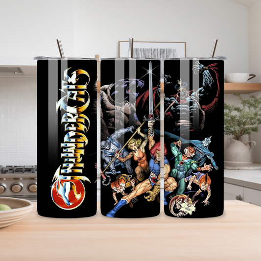 ThunderCats Retro 80s Nostalgia Tumbler – Classic Cartoon Collector Cup
