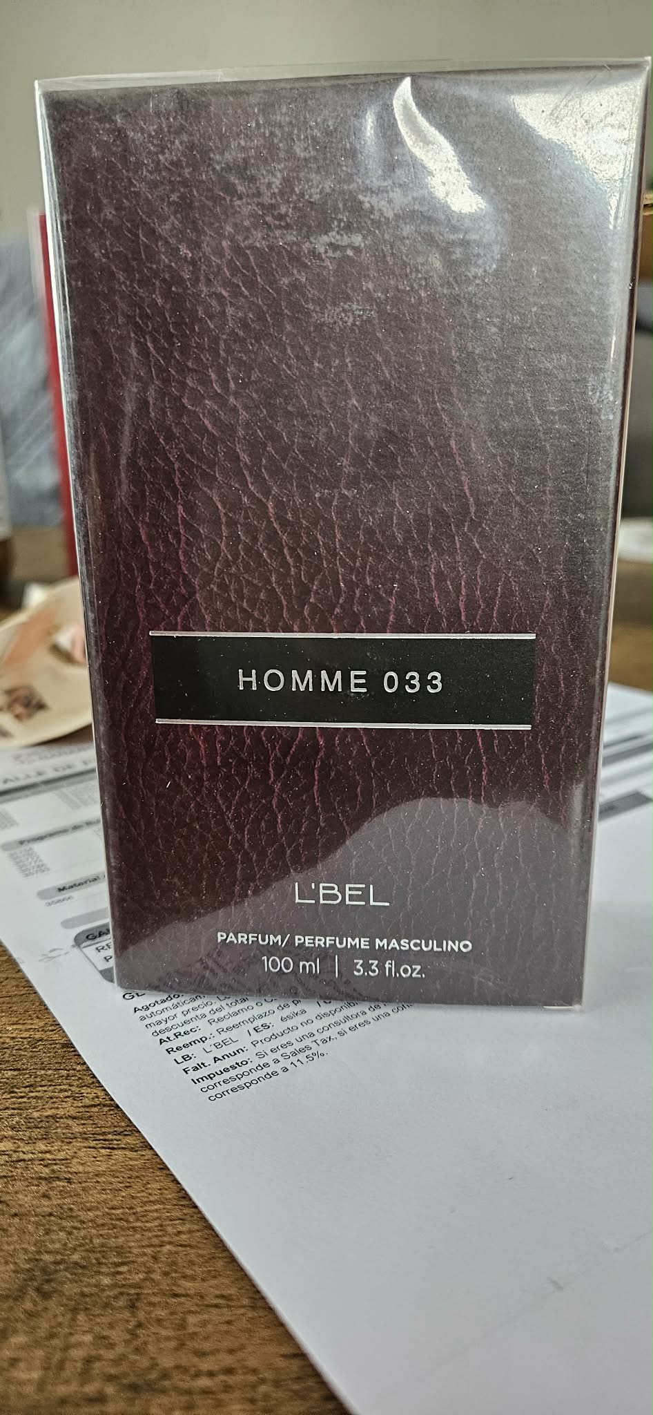 L'BEL HOMME 033,  Fragance for Male, 100Ml