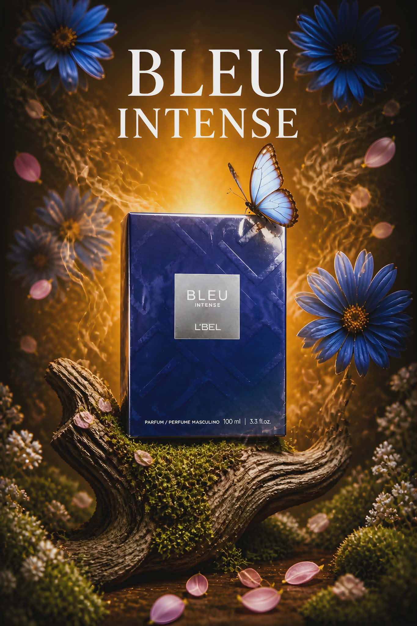 L'BEL Bleu Intense Popular Fragrance for Male, 100Ml/3.3 Fl.oz.