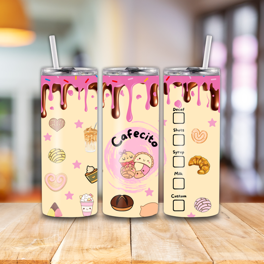 Cafecito y Pan, 20oz Tumbler