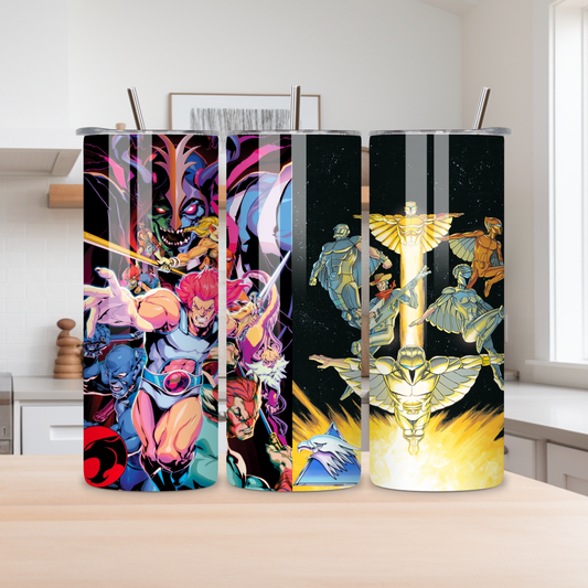 ThunderCats Vs SilverHawks, 20oz Tumbler